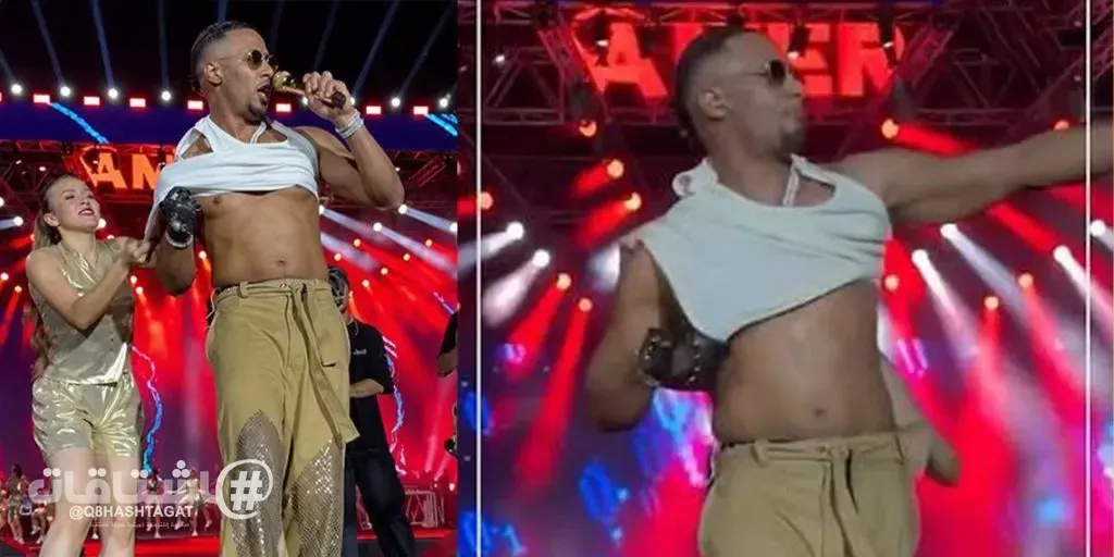 محمد رمضان يشعل الجدل بعد خلع ملابسه في حفله الغنائي! وتهديدات بمنعه من العمل