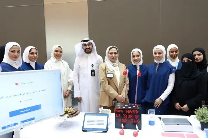 فعالية توعوية بمناسبة الأسبوع الخليجي للتوعية بأمراض القلب والأوعية الدموية في مستشفى جابر