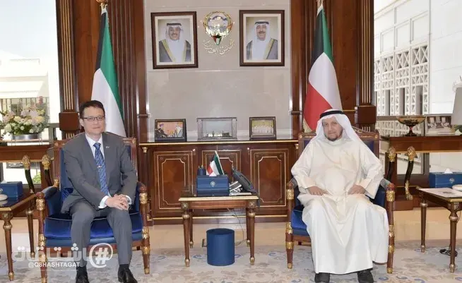 المعوشرجي: تطوير وتعزيز التعاون مع كوريا في المجالات السياسية والاقتصادية والتجارية والثقافية