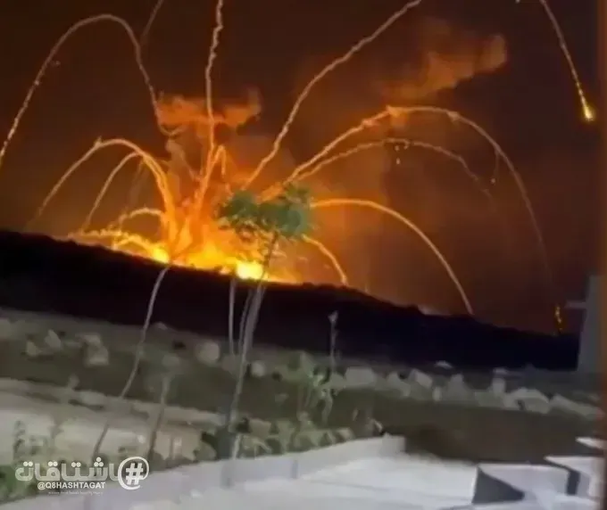 انفجارات في أحد مواقع الجيش السوري بمحيط بلدة العيس جنوب حلب