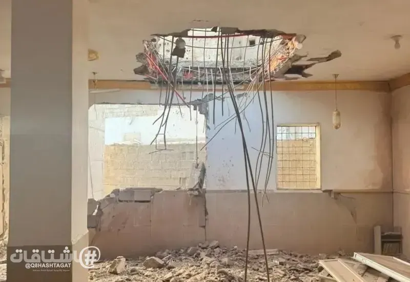 سقوط مقذوف من جماعة الحوثي الإرهابية في جازان نتج عنه إصابتان وأضرار مادية في مسجد وعدد من المباني والمركبات
