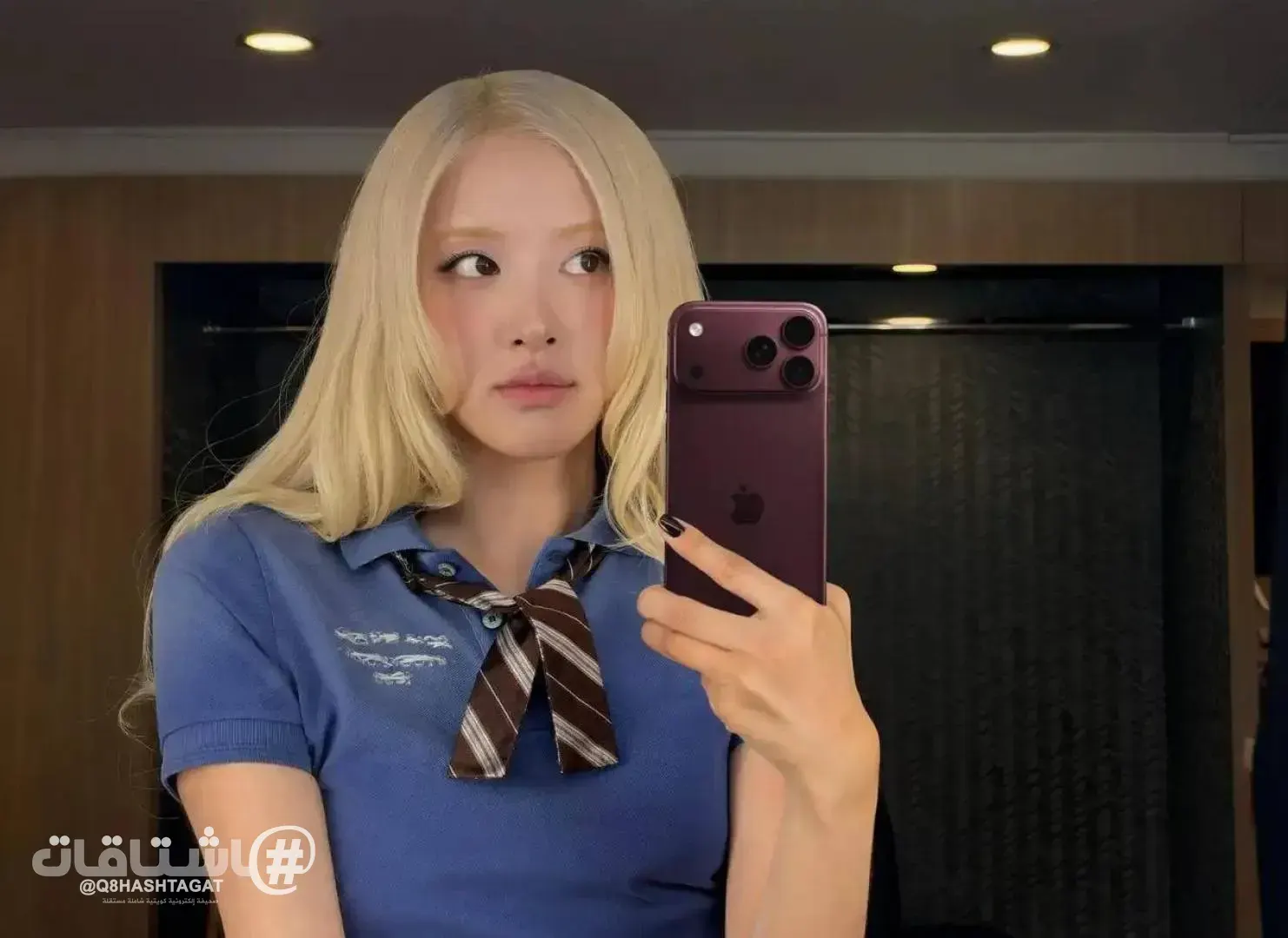 صورة لروزي وهي تحمل هاتف آيفون 18 برو تثير شكوك الجمهور ... وسامسونغ تستغل الموقف بتعليق ساخر
