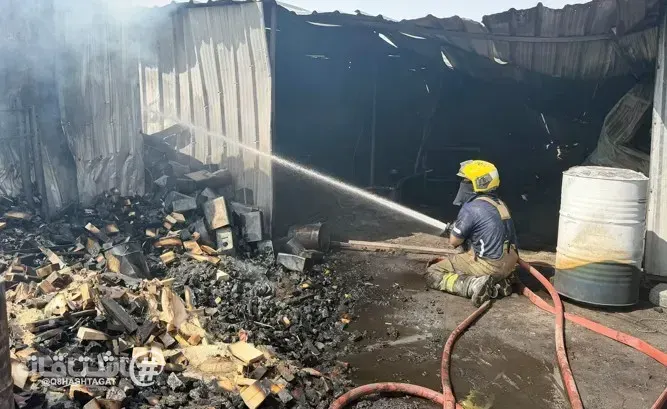 3 فرق إطفاء تُسيطر على حريق جاخور في «كبد»