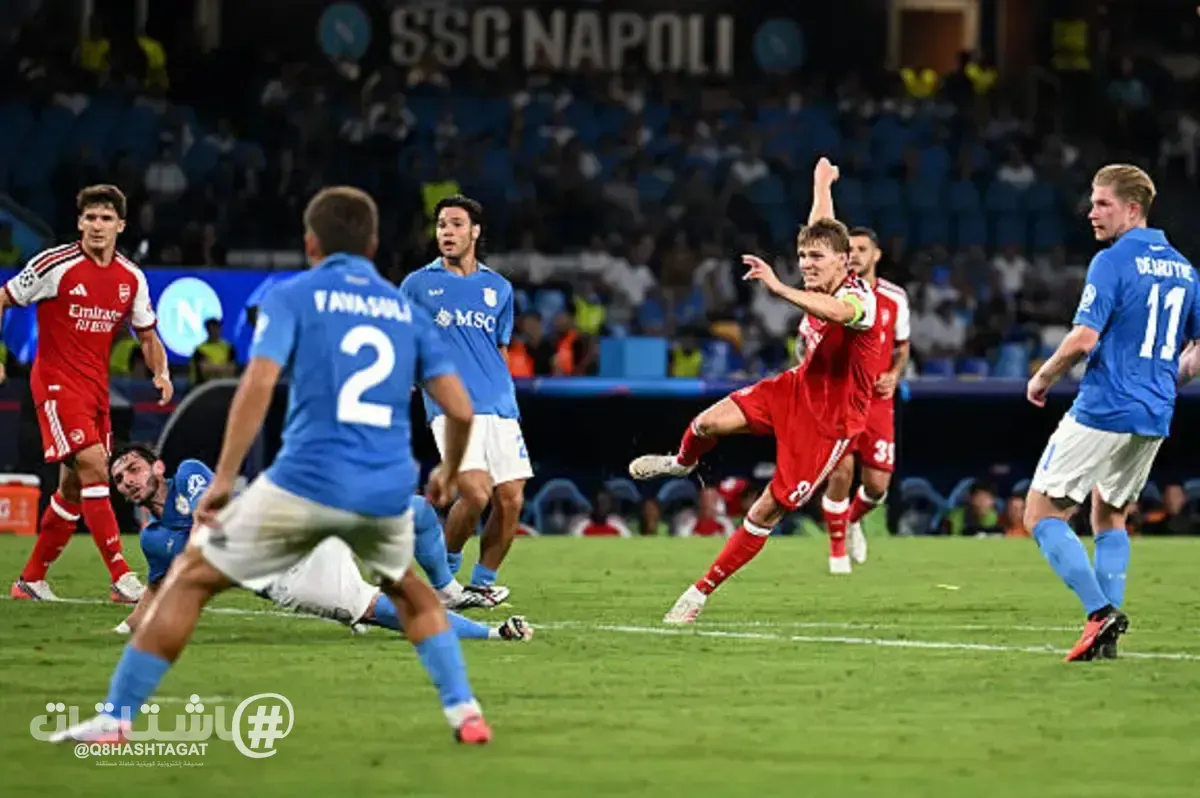 أرسنال يعود من ملعب نابولي بفوز مهم 1-0 بالجولة الأولى من مرحلة الدوري في دوري أبطال أوروبا