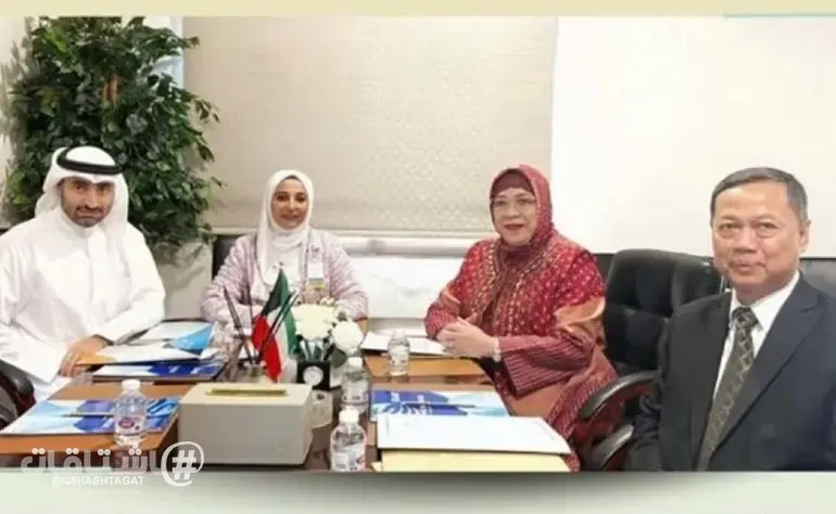  مديرة الهيئة العامة للغذاء والتغذية بحثت أوجه التعاون المشترك مع سفيرة إندونيسيا