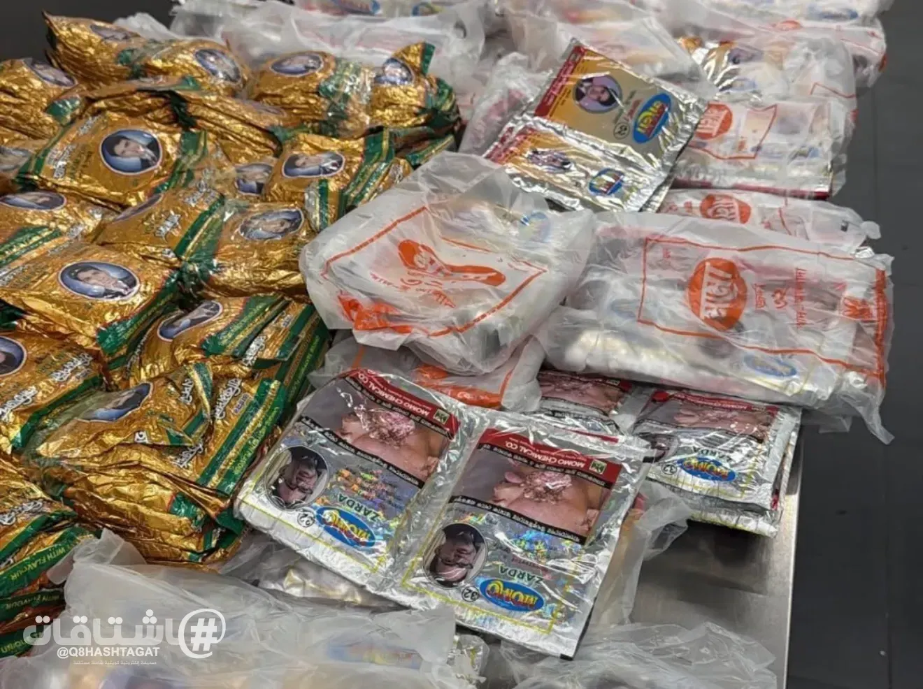 جمارك المطار تحبط محاولة إدخال 33.5 كيلوغراماً من التنباك عبر مطار الكويت «T4»