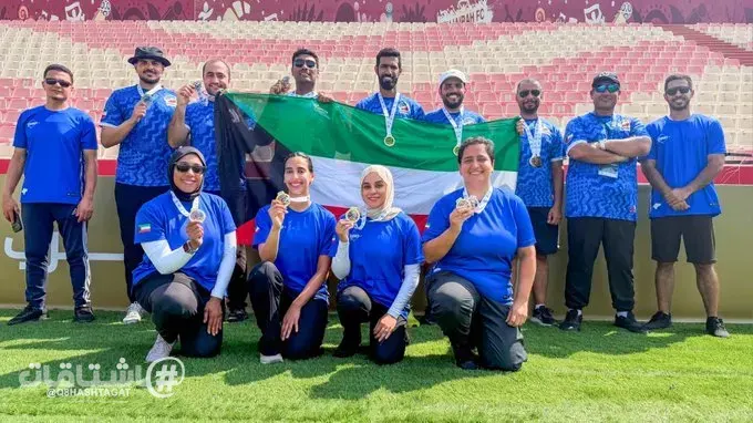 منتخب الكويت للقوس والسهم يحصد 5 ميداليات في افتتاح بطولة غرب آسيا