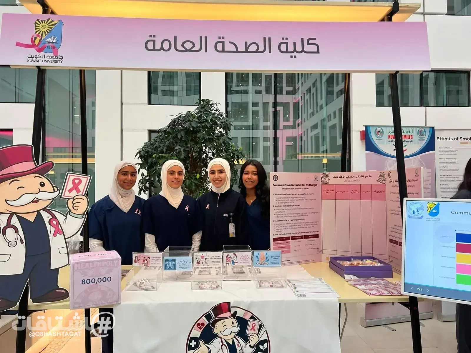 جامعة الكويت نظمت فعالية «الصحة العامة والوقاية من مرض السرطان»