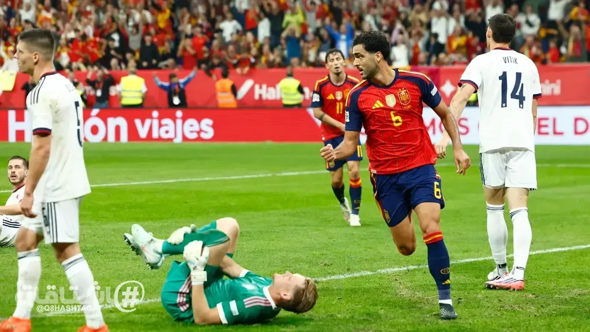 إسبانيا تهزم التشيك بثلاثية في دوري الأمم الأوروبية