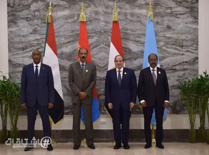 قمة رباعية بين مصر والسودان وإريتريا والصومال تبحث القضايا الإقليمية والتعاون المشترك