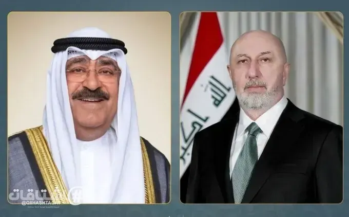 سمو الأمير يتلقى اتصالاً من الرئيس العراقي