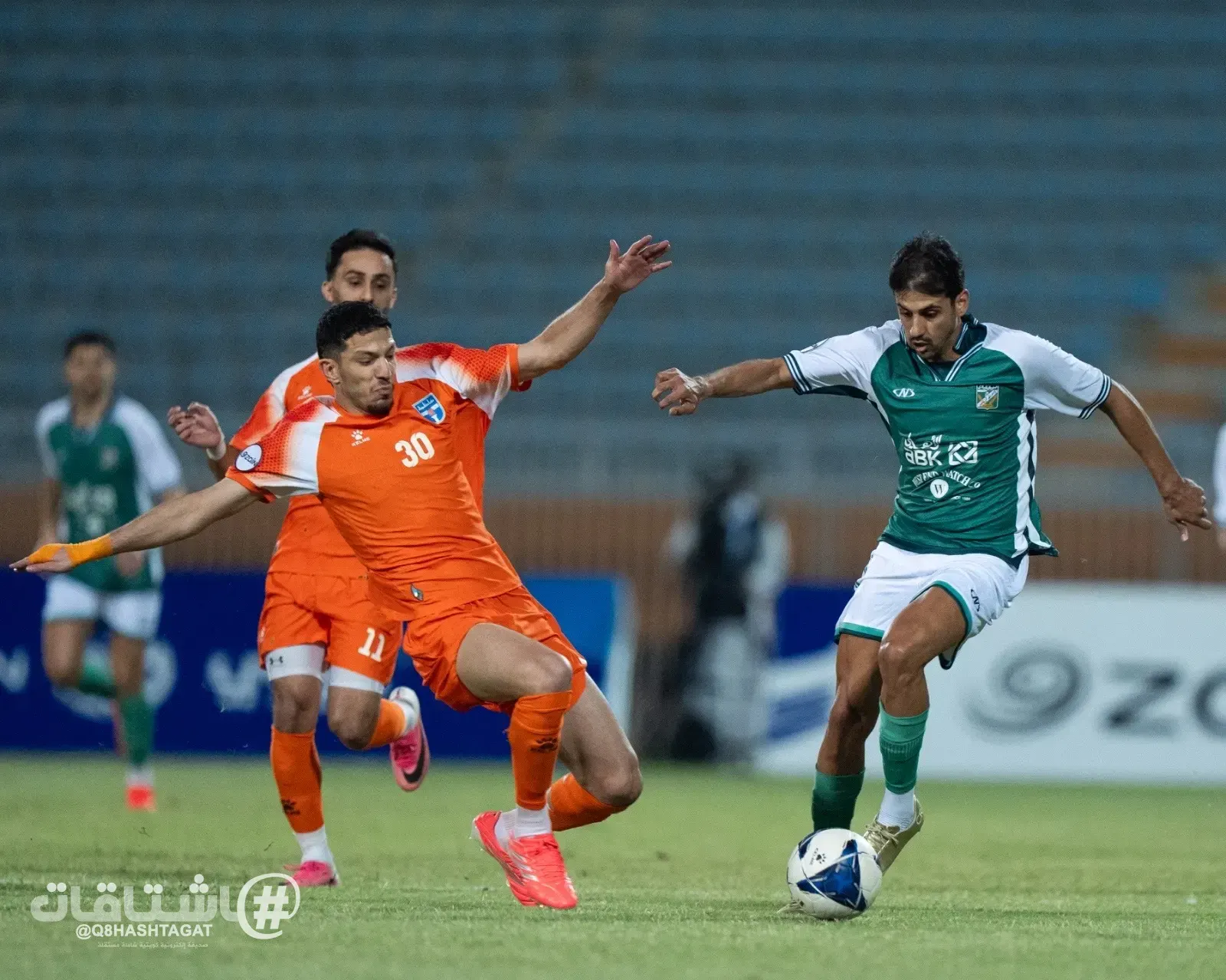 كاظمة و العربي يتعادلان 1-1 في «دوري زين الممتاز»