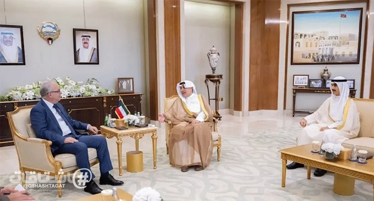 الشيخ ‏حمد جابر العلي والشيخ ثامر جابر الأحمد استعرضا مع السفير المغربي العلاقات الثنائية وسبل تعزيزها