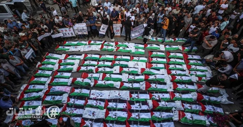فلسطين.. غزة تشيّع 100 شهيد.. وآلاف الجثامين تحت الأنقاض