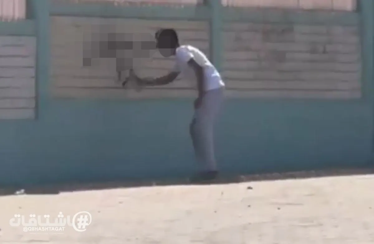 وزارة الداخلية: ضبط شخص لقيامه بالكتابة على جدار مدرسة.. وإلزامه بإعادة طلائه