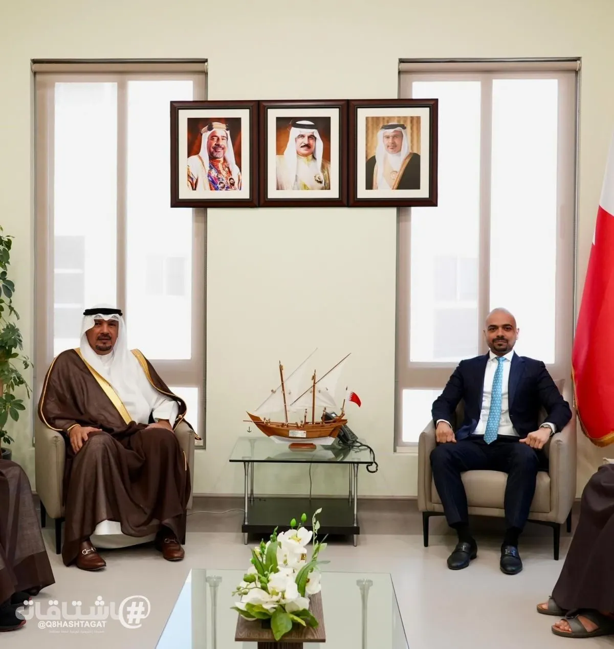 السفير الناجم يبحث مع وزير التنمية الاجتماعية البحريني تطوير التعاون