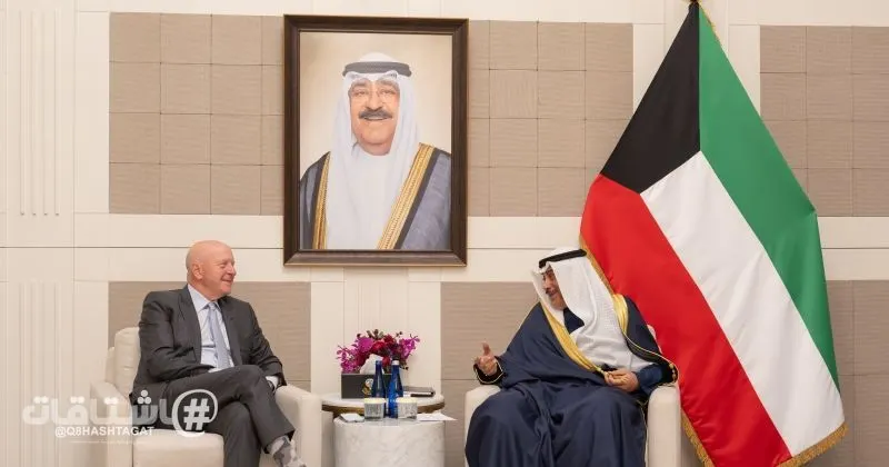 ممثل سمو الأمير يستقبل الرئيس التنفيذي لشركة غولدمان ساكس