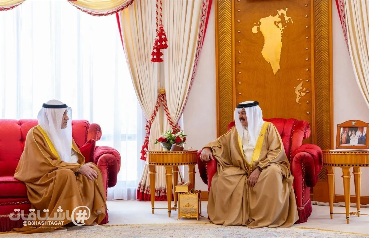 ملك البحرين يستقبل فهد اليوسف: روابط أخوية متينة وعلاقات تاريخية وثيقة بين البلدين