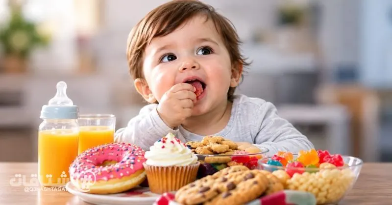 السكريات في أول 1000 يوم من حياة الطفل تهدد صحته العقلية