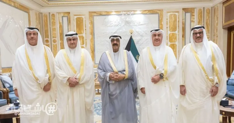 سمو الأمير يستقبل رئيس المجلس الأعلى للقضاء ونائب رئيس محكمة التمييز ورئيس محكمة الاستئناف