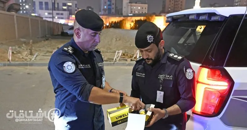 80 مخالفاً ومطلوباً حصيلة حملة لـأمن الفروانية في خيطان