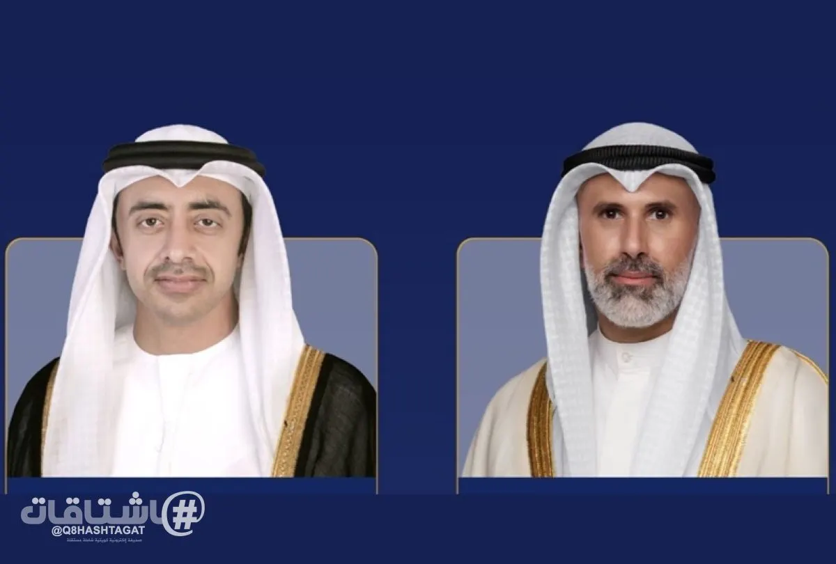 جراح الجابر وعبدالله بن زايد: مواصلة التنسيق والتشاور