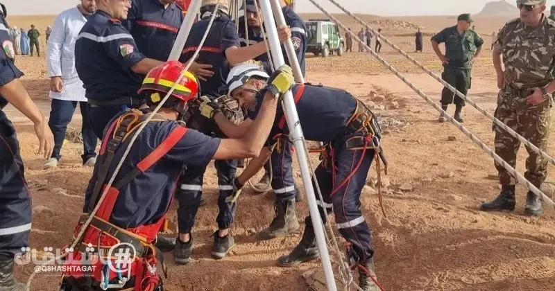 الجزائر.. تواصل الجهود لليوم الثاني لإنقاذ الطفل أيوب الذي سقط في بئر