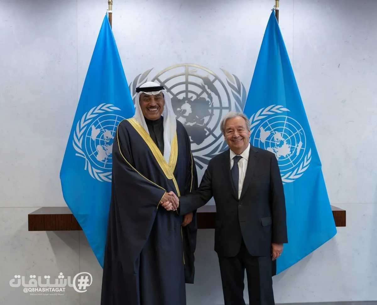 ممثل سمو الأمير سمو ولي العهد يلتقي الأمين العام للأمم المتحدة