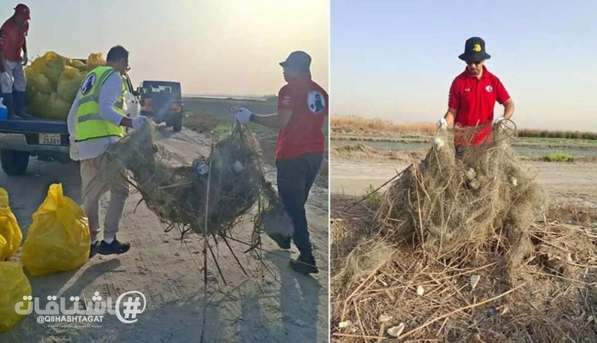 فريق الغوص الكويتي يطلق حملة تطوعية في جون الكويت تزامنا مع اليوم العالمي لتنظيف البيئة