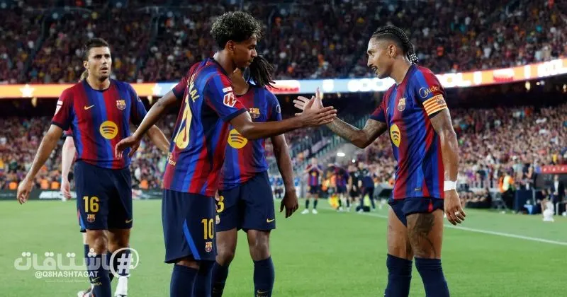 برشلونة يستعيد صدارة الدوري الإسباني بخماسية في شباك رايو فايكانو