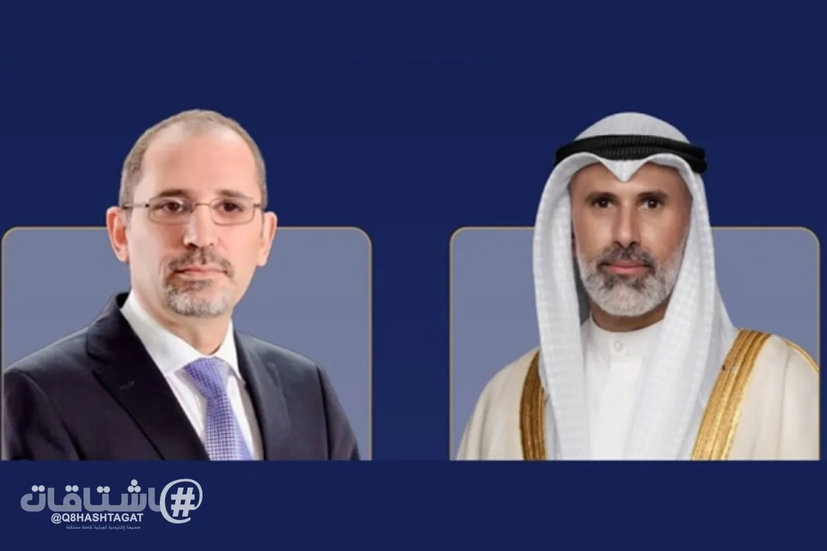 وزير الخارجية الشيخ جراح الجابر يجدد للصفدي إدانة الكويت للهجوم الإرهابي على إحدى الكنائس في الكرك