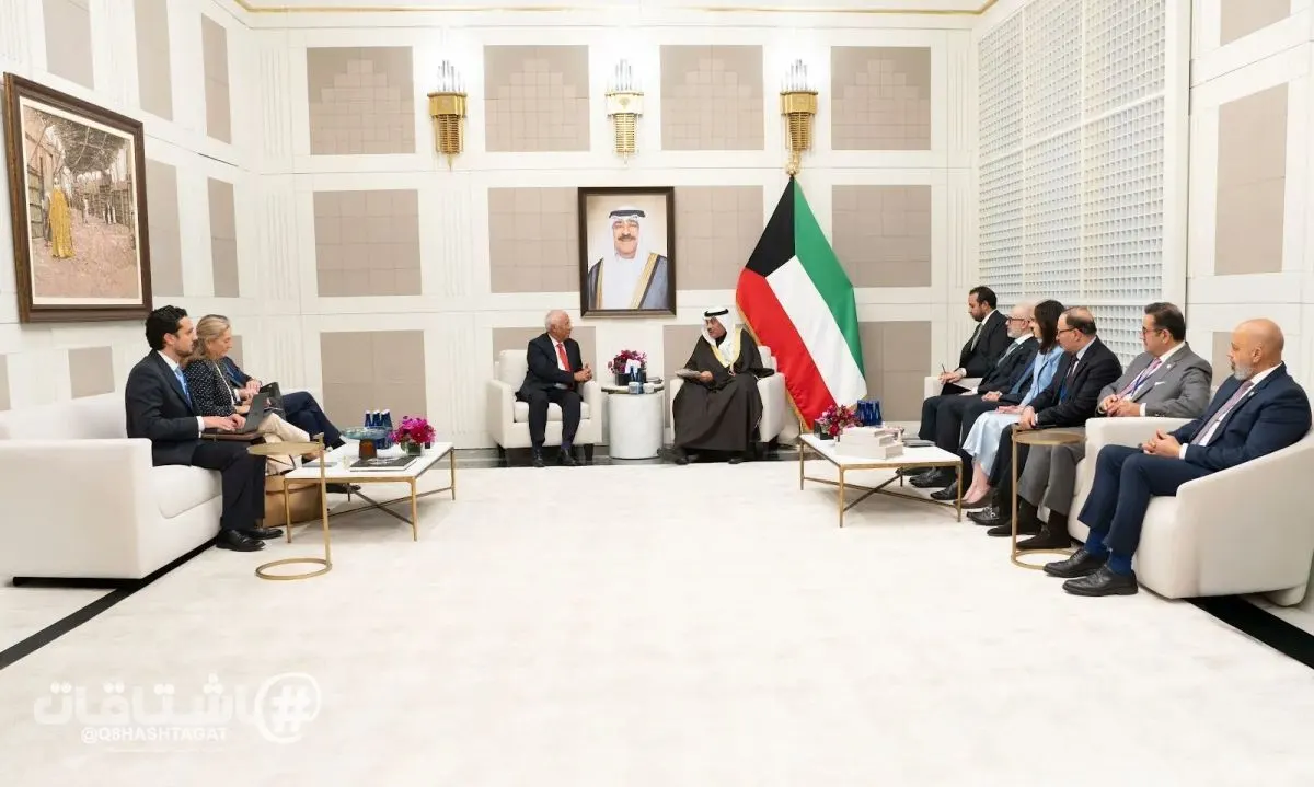 ممثل سمو أمير البلاد سمو ولي العهد يستقبل رئيس المجلس الأوروبي