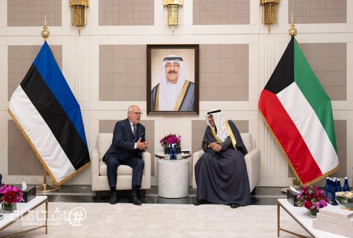 ممثل سمو الأمير سمو ولي العهد يلتقي رئيس إستونيا