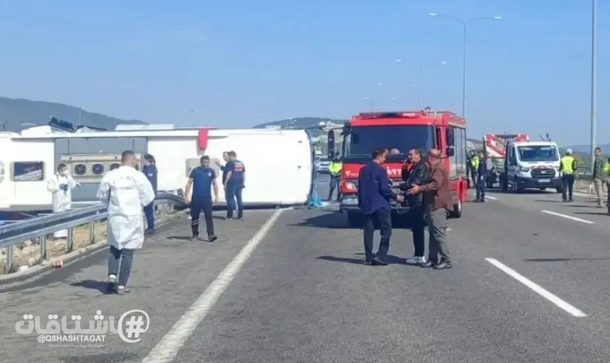 11 قتيلا و27 جريحا إثر اصطدام حافلة بشاحنة في غرب تركيا