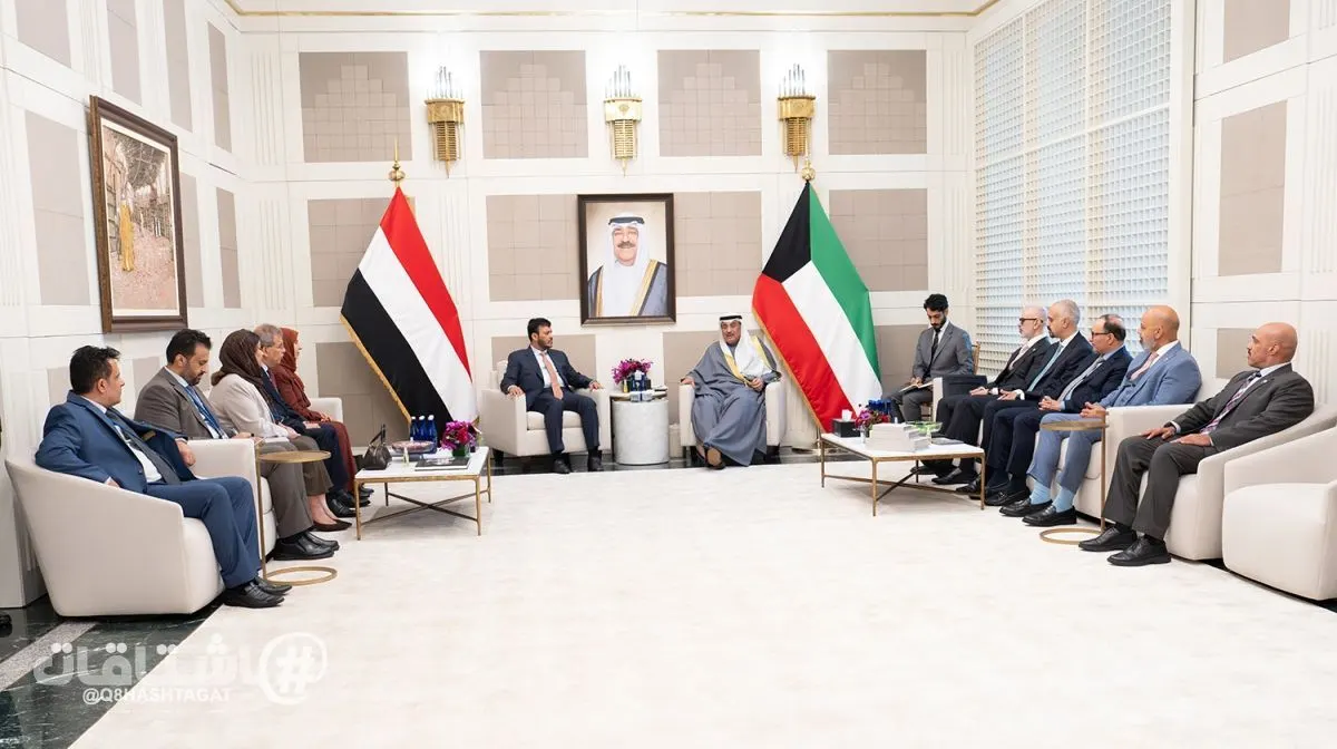 ممثل سمو الأمير سمو ولي العهد يستقبل نائب رئيس مجلس القيادة الرئاسي اليمني