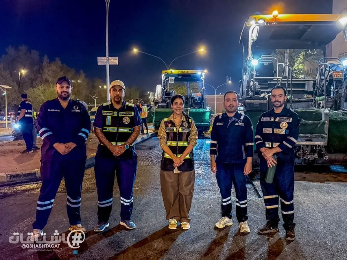 وزيرة الأشغال تتفقد صيانة الطرق في النعيم وتشدد على ان جودة التنفيذ والالتزام بالمواعيد معياران لا تنازل عنهما