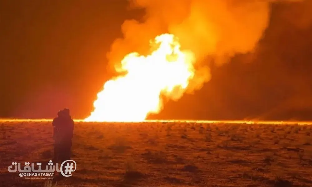 انفجار ناجم عن عمل تخريبي يطال خطا للغاز في شرق سوريا