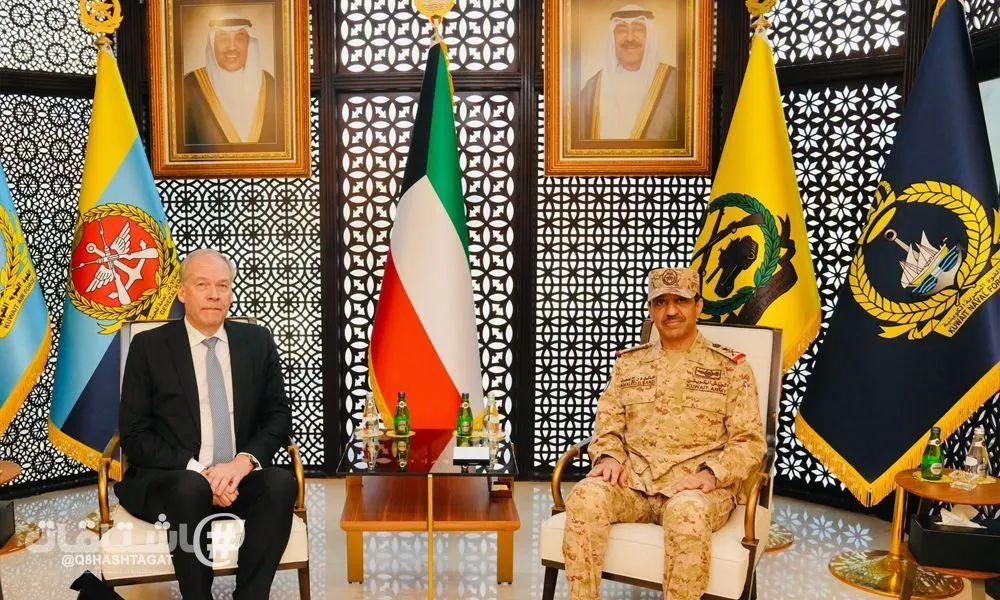 رئيس الأركان العامة للجيش يبحث مع مسؤول فنلندي الموضوعات ذات الاهتمام المشترك
