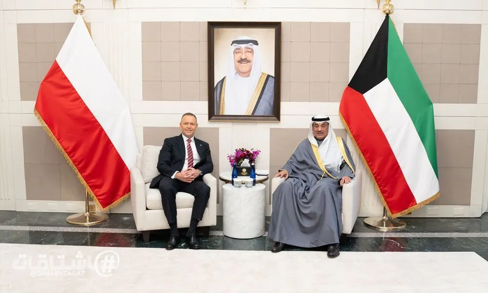 ممثل سمو أمير البلاد سمو ولي العهد يستقبل الرئيس البولندي في مقر وفد دولة الكويت لدى الأمم المتحدة بنيويورك