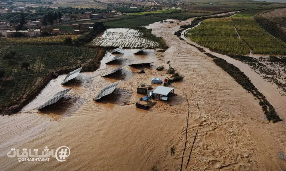 سوريا تعلن مصرع خمسة أشخاص بينهم أربعة أطفال جراء سيول وأمطار غزيرة