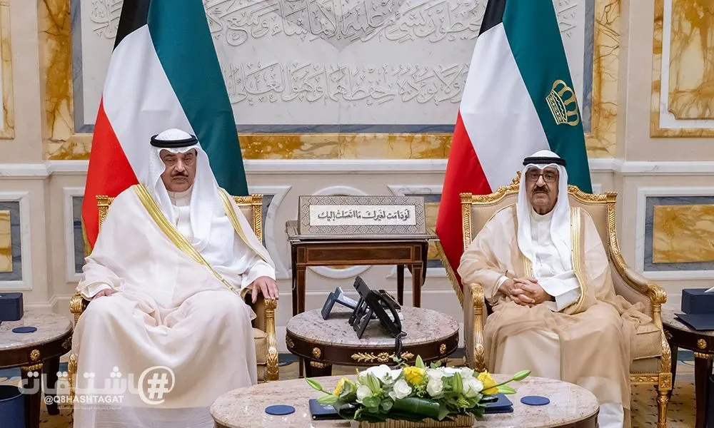 سمو أمير البلاد يستقبل سمو ولي العهد وسمو رئيس الوزراء والنائب الأول ووزيري الدفاع والخارجية