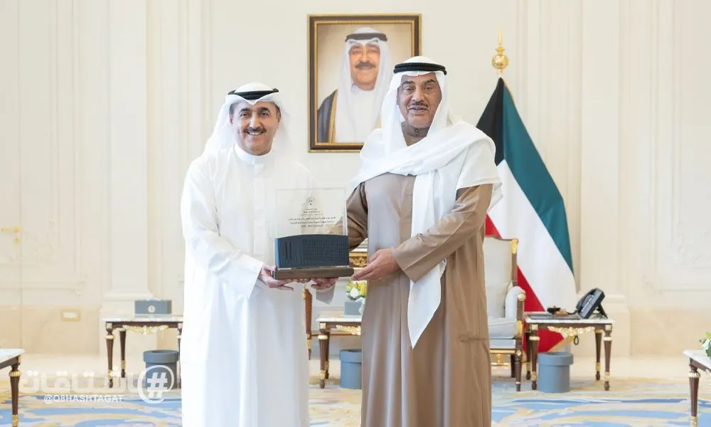 سمو ولي العهد يستقبل رئيس ديوان المحاسبة