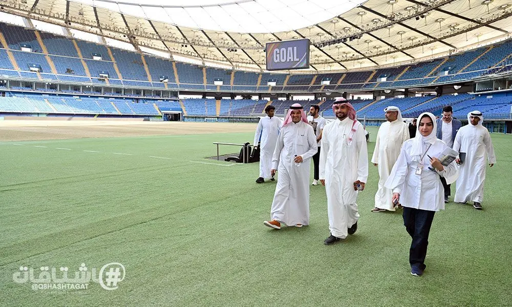 وفد الاتحاد السعودي يتفقد منشآت "السوبر" في الكويت