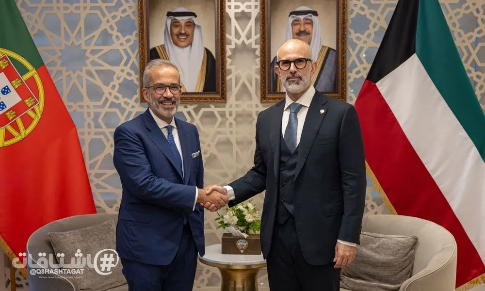 وزير الخارجية الكويتي يستعرض مع وزير الدولة ووزير الخارجية البرتغالي العلاقات الثنائية وسبل تعزيزها